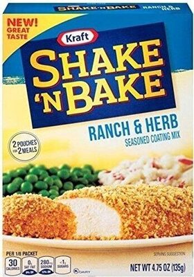 Kraft ranch & herb seasoned coating mix