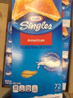 Kraft singles 72 slices