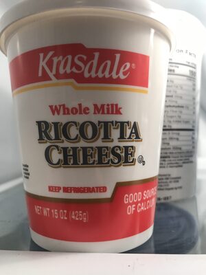 Krasdale Whole Milk Ricotta Cheese