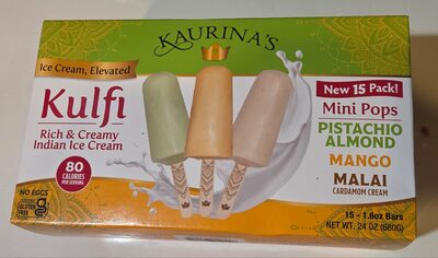 Kulfi Pistachio, Mango & Malai Ice Cream