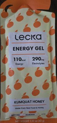 Kumquat Honey Energy Gel