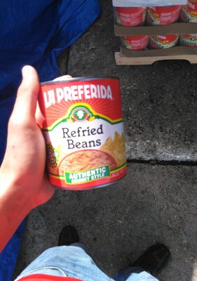 La preferida, chunky style refried beans