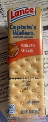 Lance Captain’s Wafers sandwich crackers Grilled Cheese