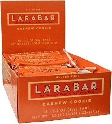 Larabar fruit nut bar cashew cookie gluten free