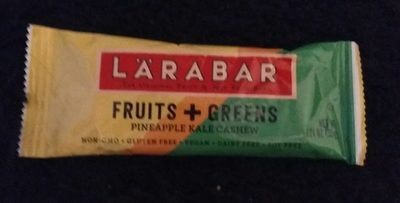 Larabar Pineapple Kale Cashew Fruits and Greens Bar