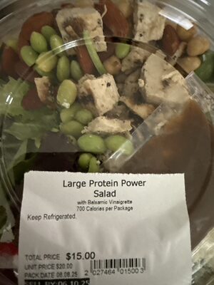 Large protein power salad