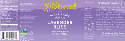 Lavender bliss plant based tonics