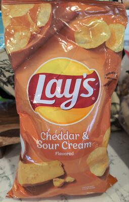 Lay's Cheddar & Sour Cream Flavored Potato Chips