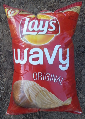 Lay's Wavy Original Potato Chips 10 Ounce Bag