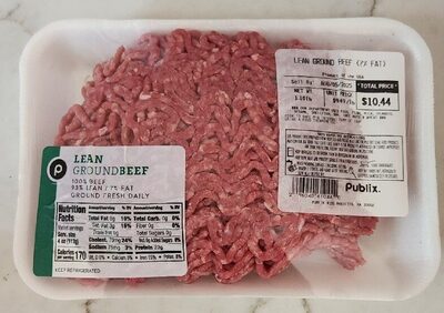 Lean Ground Beef (7% Fat)