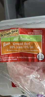 Lean Ground Beef 90% lean/10% fat