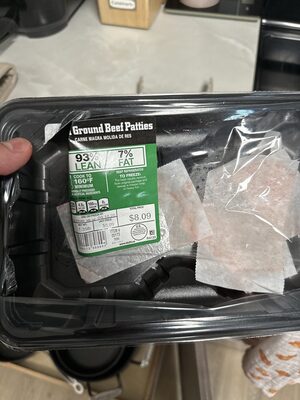 Lean Ground Beef Patties