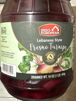 Lebanese Style Fresno Turnips