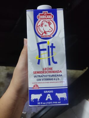 Leche semidescremada