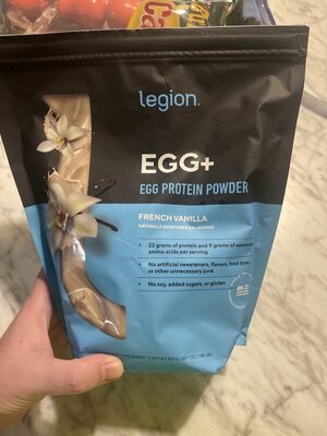 Legion Egg+ Protein Powder French Vanilla