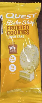 Lemon Cake Frosted Cookies