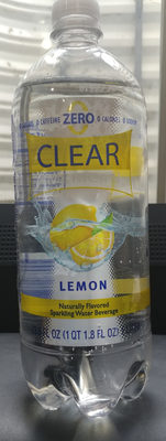 Lemon flavored sparkling water beverage, lemon