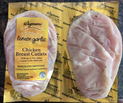 Lemon Garlic Chicken Breast Cutlets