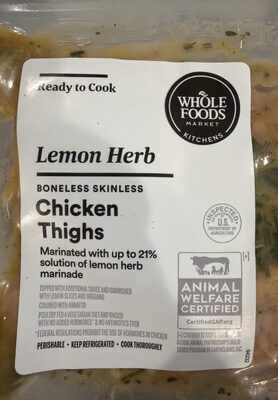 Lemon Herb Chicken Thighs