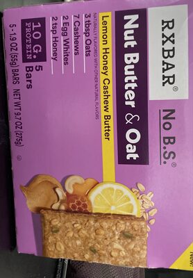 Lemon Honey and Cashew Butter