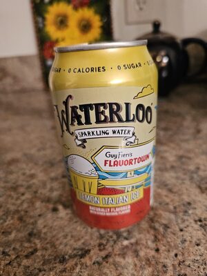 Lemon Italian ice sparkling water