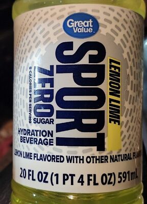 Lemon Lime Sports Zero Sugar Hydration Beverage