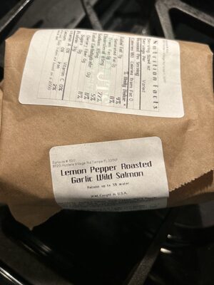 Lemon Pepper Roasted Garlic Wild Salmon