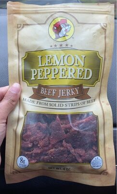 lemon peppered beef jerkey