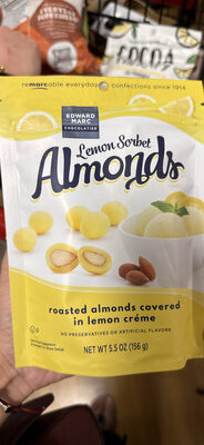 Lemon Sorbet Almonds
