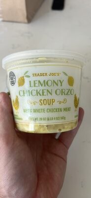 Lemony Chicken Orzo Soup