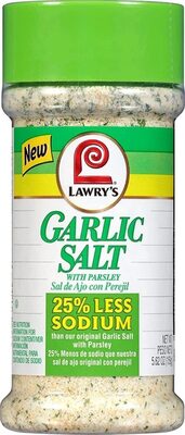Less sodium garlic salt with parsley
