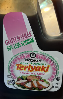 Less Sodium Teriyaki Marinade & Sauce