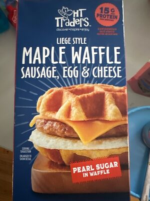 Liege Style Maple Waffle Sausage, Egg & Cheese