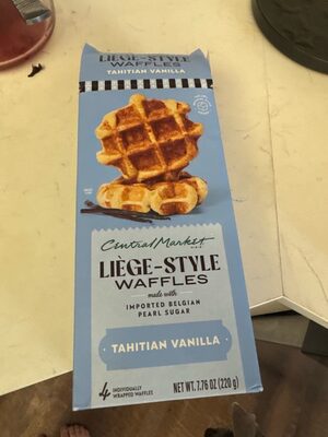 Liege Style Waffles Tahitian Vanilla