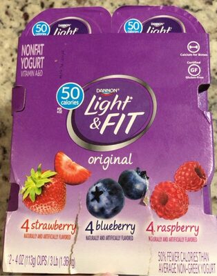 Light & fit calorie packs strawberry blueberry