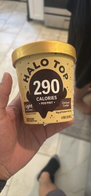 Light Ice Cream Oatmeal Cookie