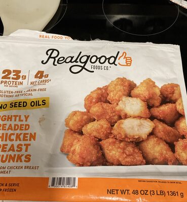Lightly Breaded Chicken Breast Chunks