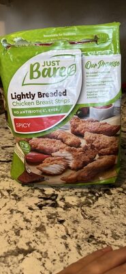 Lightly Breaded Chicken Breast Strips Spicy