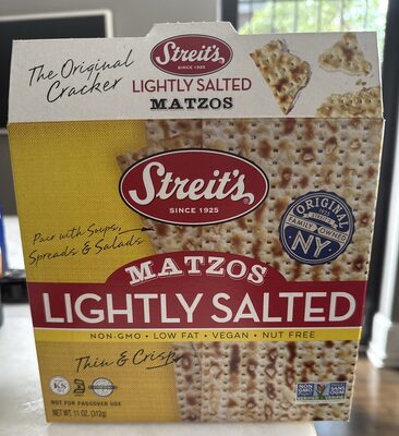 Lightly Salted Matzos