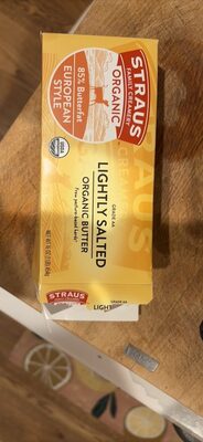 Lightly Salted Organic Butter