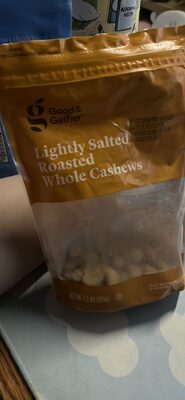 Lightly Salted Roasted Whole Cashews