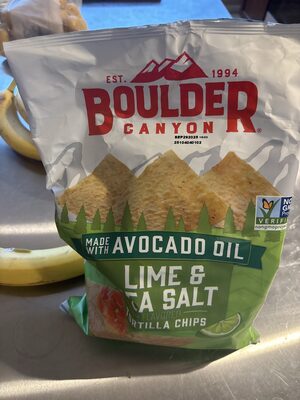 Lime & Sea salt Tortilla Chips