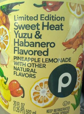 limited edition sweet heat yuzu and habanero flavored pineapple lemonade