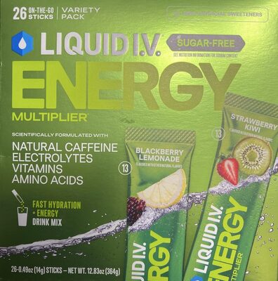 Liquid IV Energy Multiplier Sugar Free
