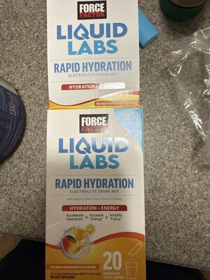 Liquid Labs Rapid Hydration Electrolyte Drink Mix
