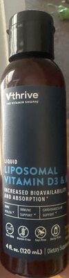 Liquid Liposomal Vitamins D & K2