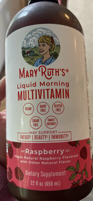Liquid Morning Multivitamin Raspberry