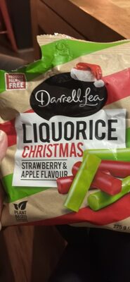 LIQUORICE CHRISTMAS STRAWBERRY & APPLE FLAVOUR
