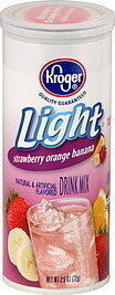 Lite Instant Drink Mix, Strawberry, Orange, Banana