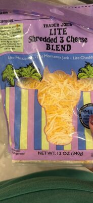 Lite Shredded 3 Cheese Blend